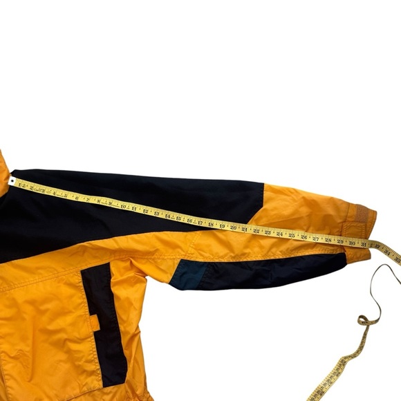 COLUMBIA Vintage Sportswear Yellow & Black Zip Up Jacket XL west ridge - Picture 5 of 12